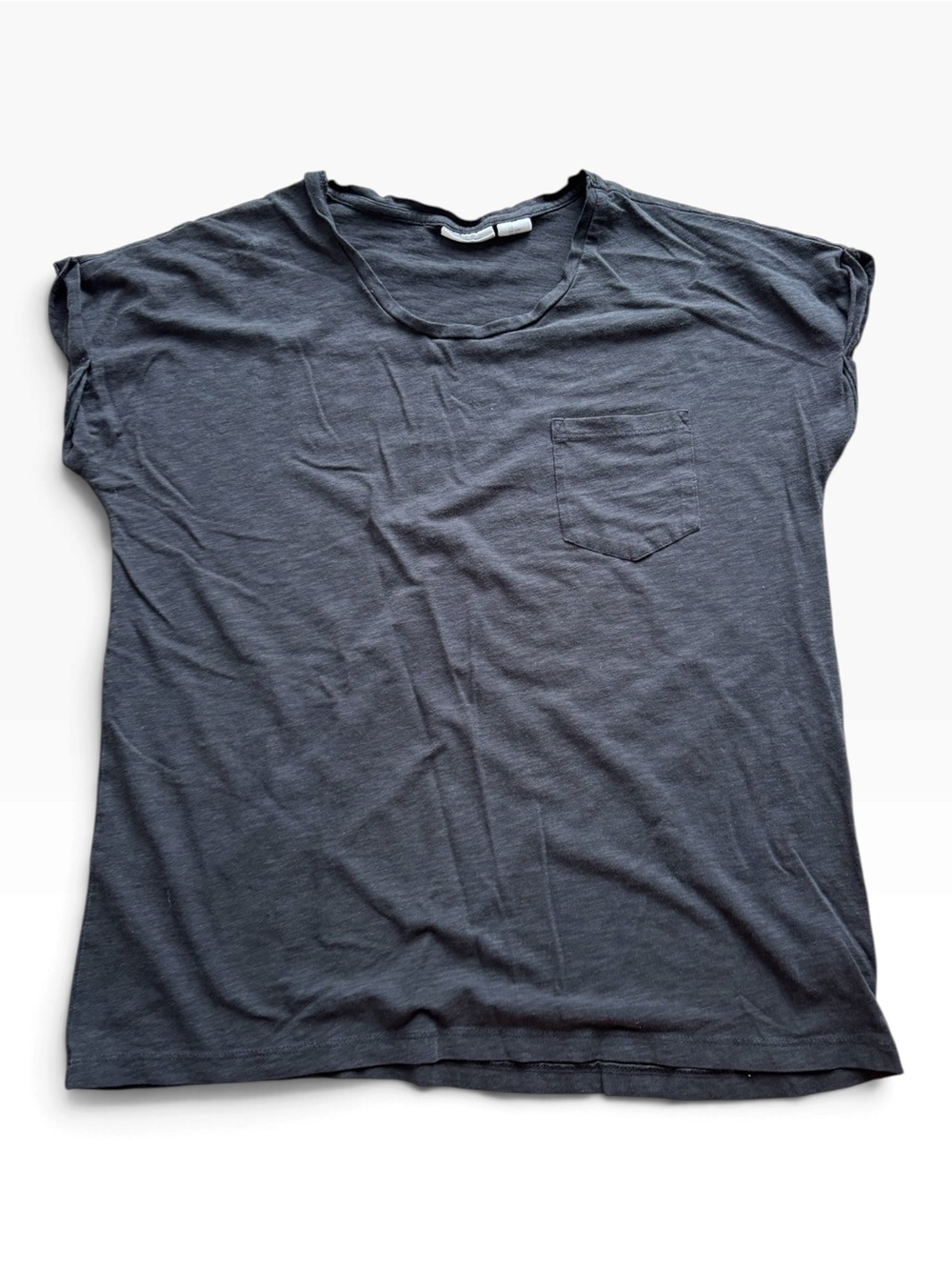 Sigrid Olsen Black Short Sleeve T Shirt Large Basic Tee